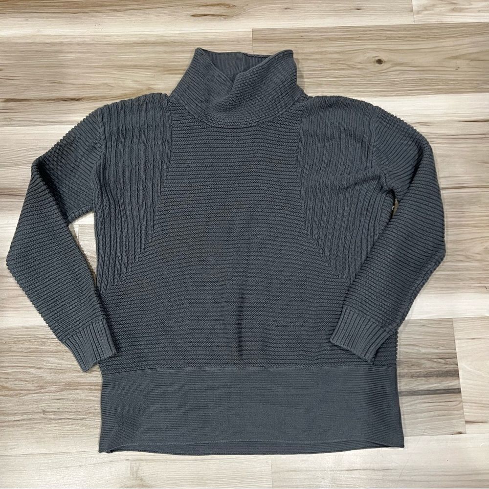 Vince Camuto Olive Grey Pullover Thick Sweater Women’s XS